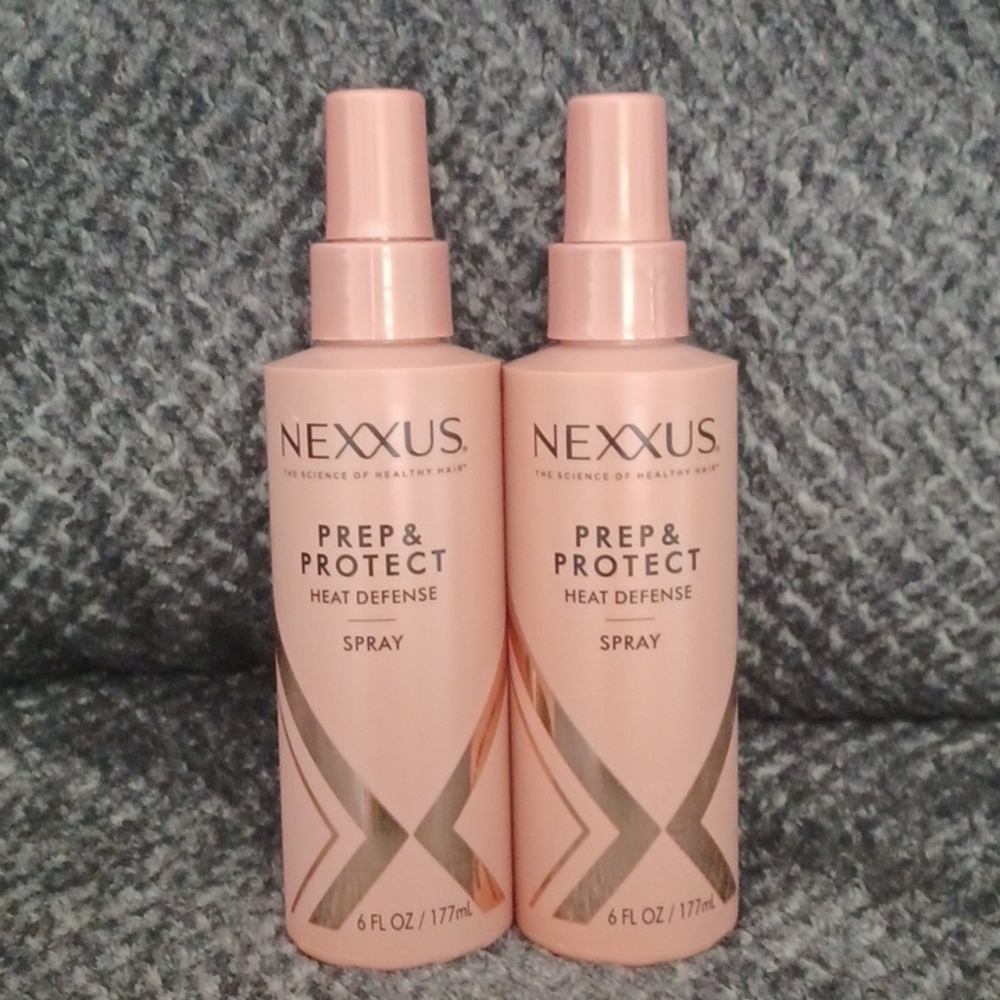 2 New Nexxus Prep & Protect Heat Defense Spray